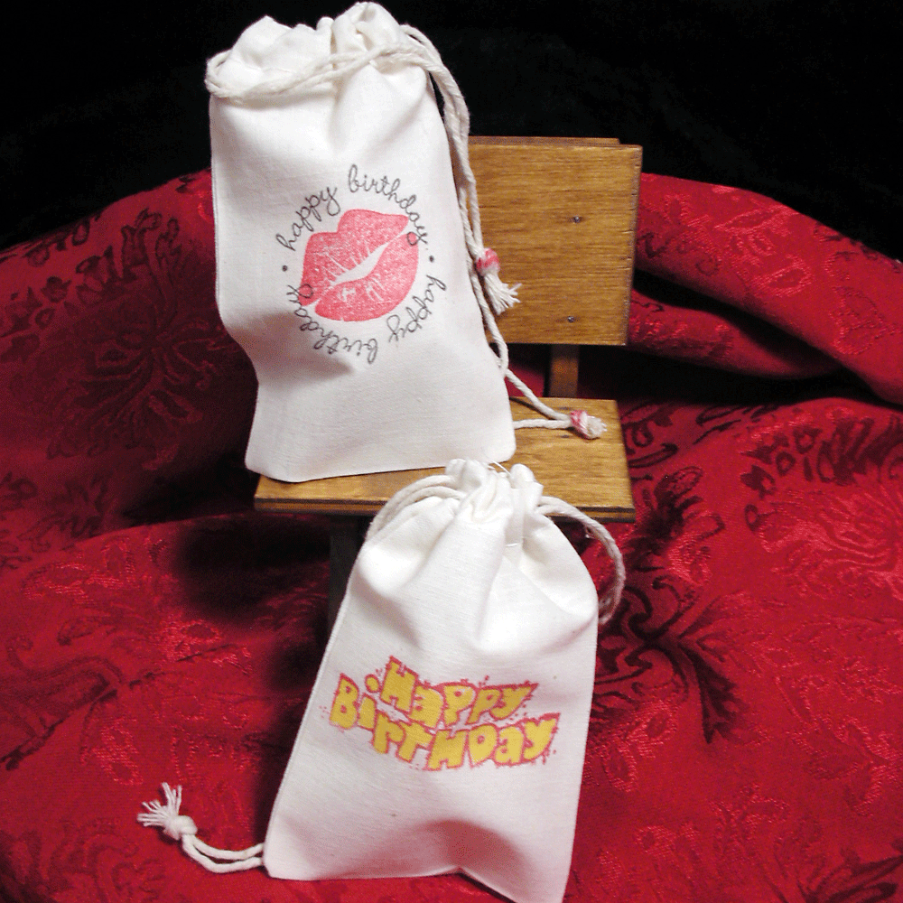 Birthday party bags - two colors